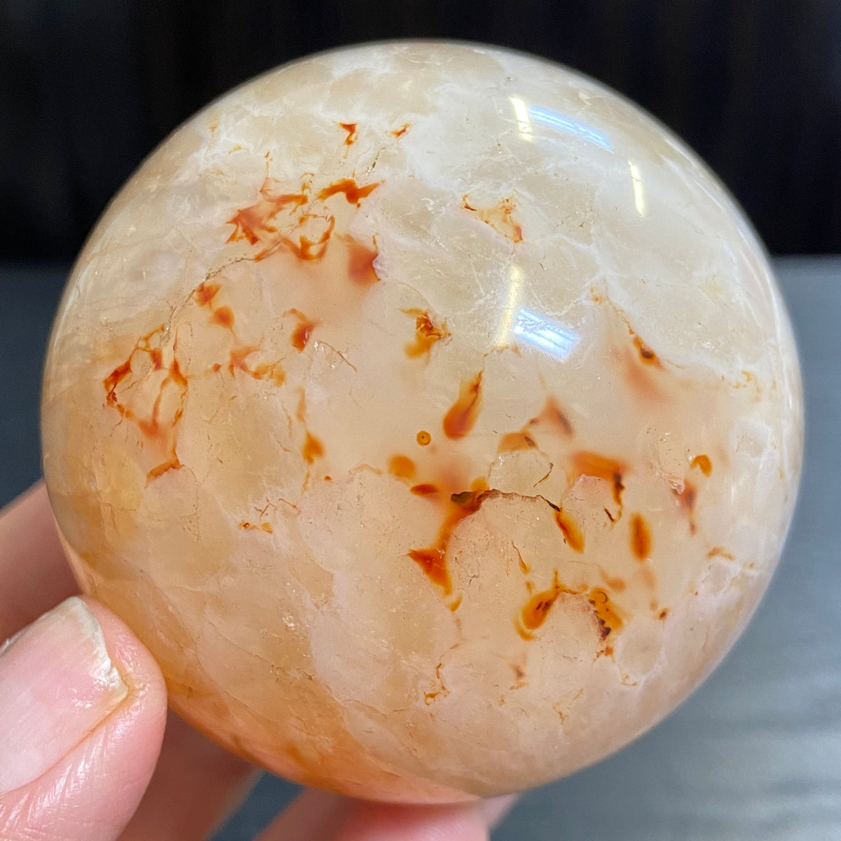 Carnelian Sphere – Madagascar