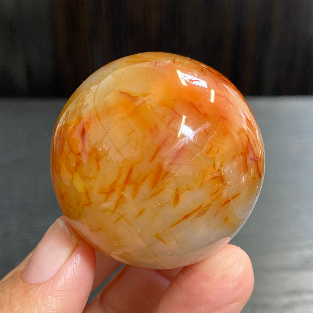 Carnelian Sphere – Madagascar