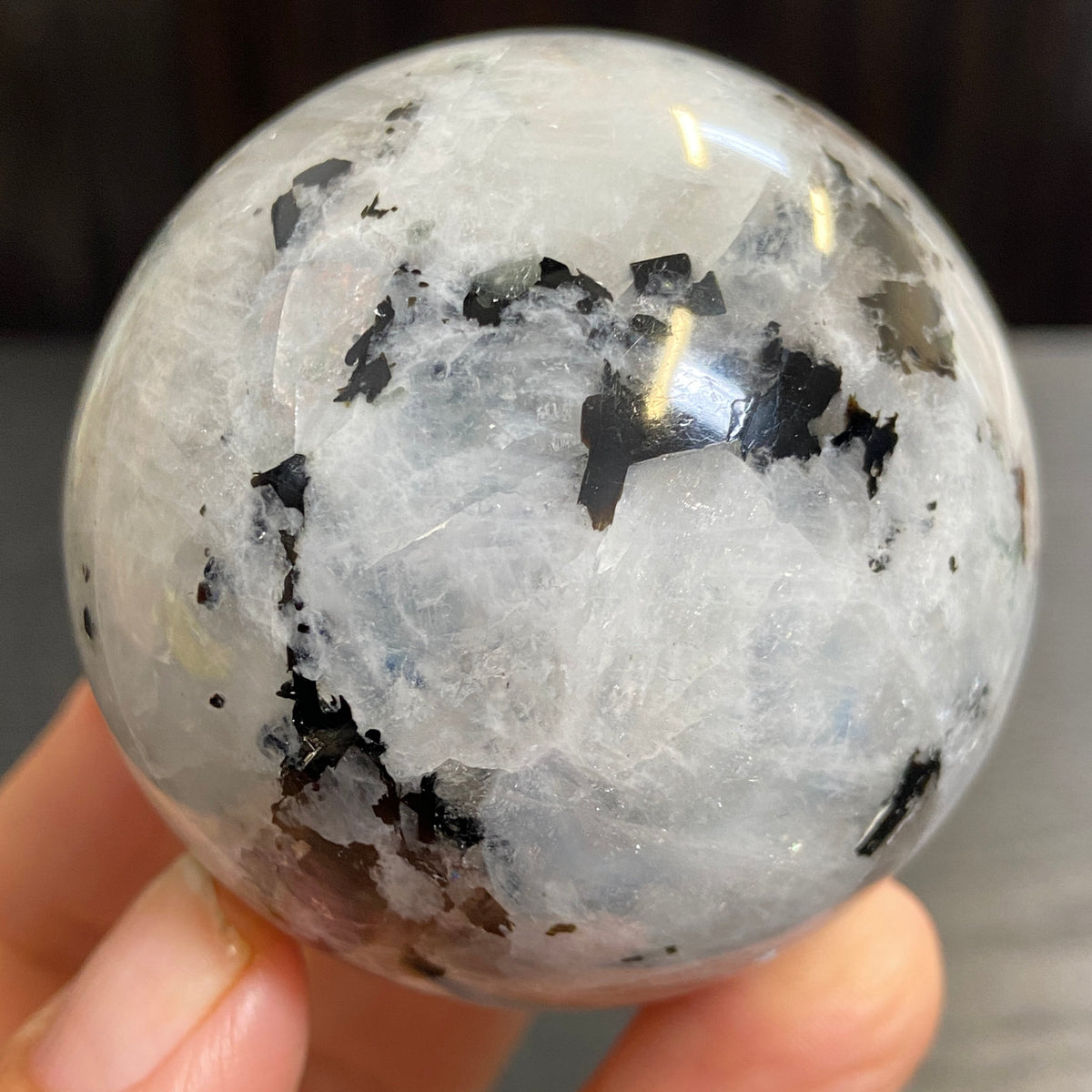 Rainbow Moonstone Sphere – Madagascar