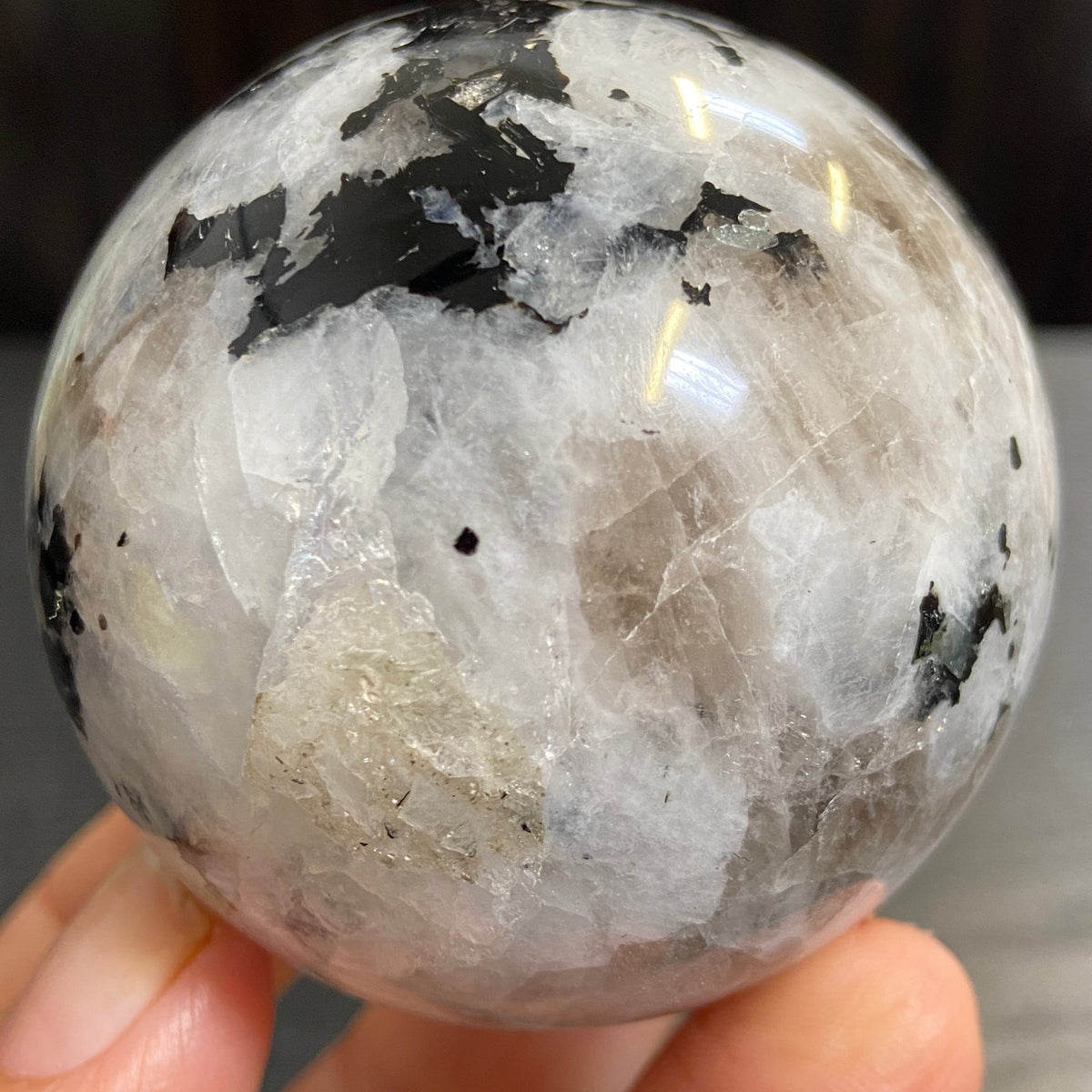 Rainbow Moonstone Sphere – Madagascar