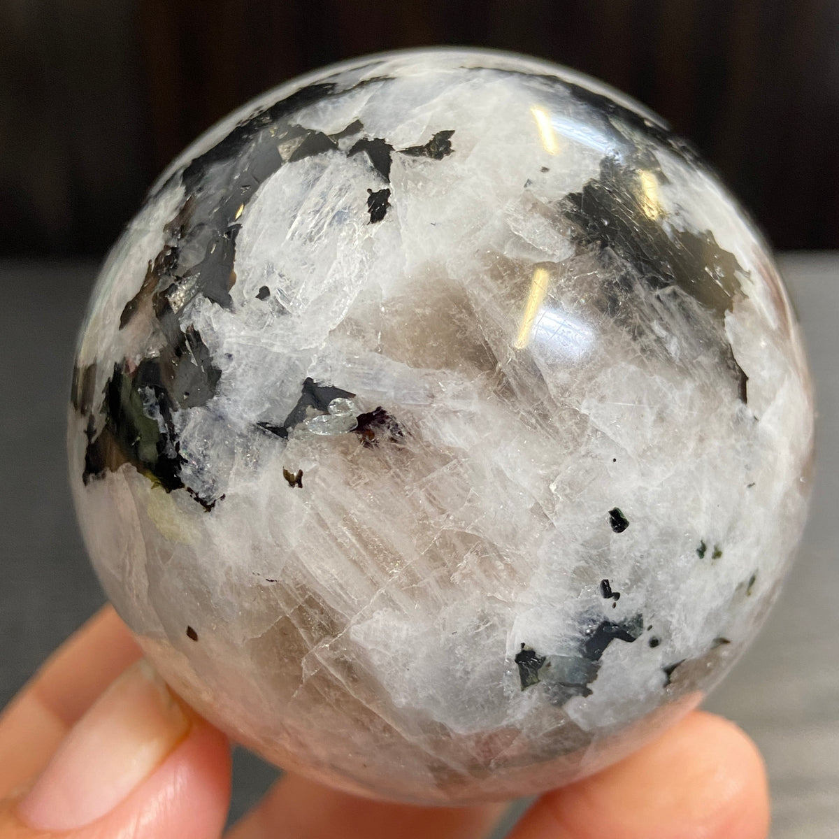 Rainbow Moonstone Sphere – Madagascar