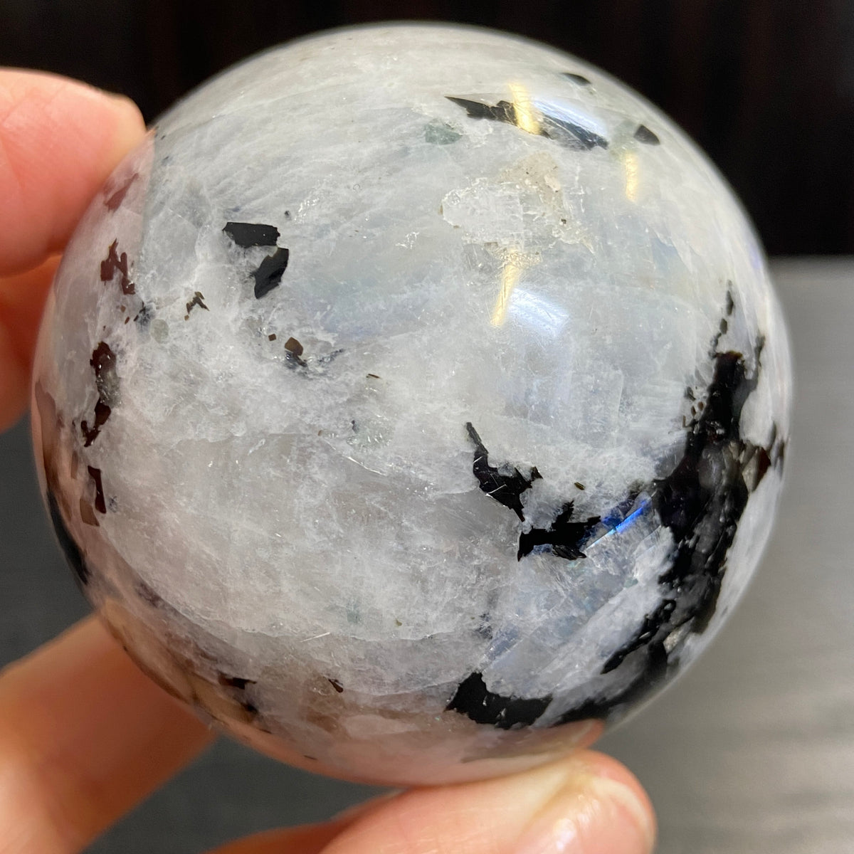 Rainbow Moonstone Sphere – Madagascar
