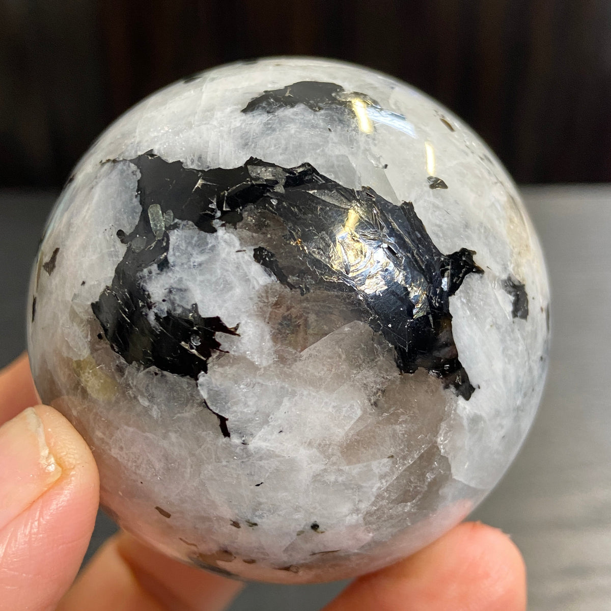 Rainbow Moonstone Sphere – Madagascar