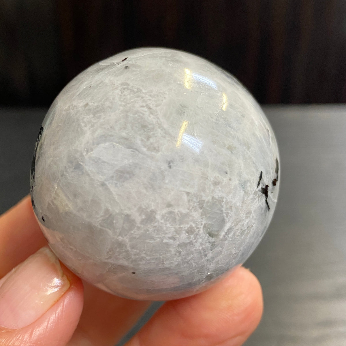 Rainbow Moonstone Sphere – Madagascar