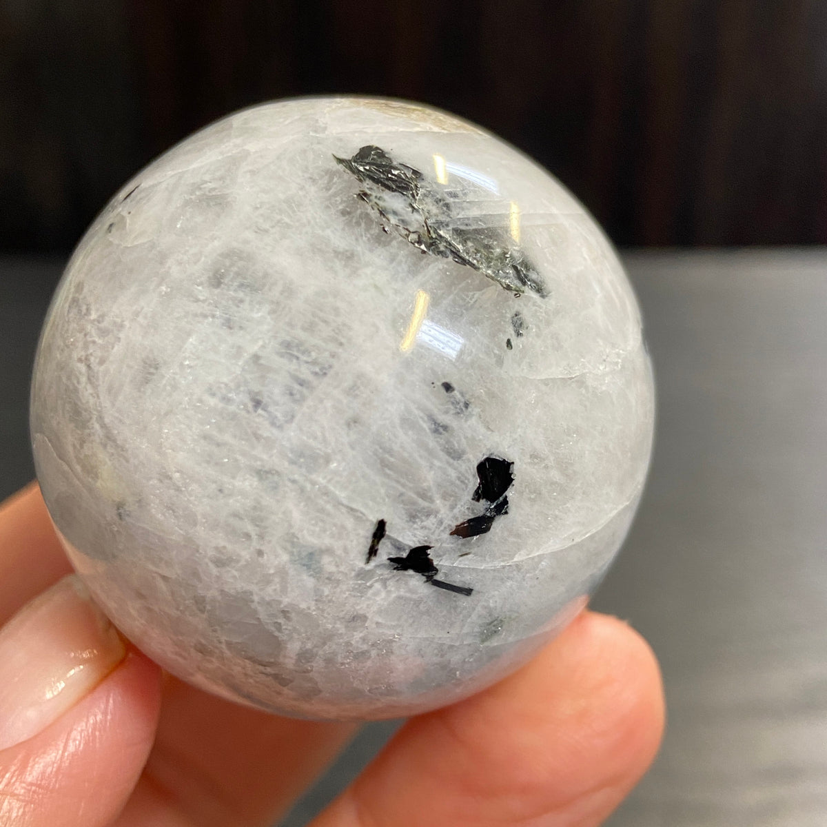 Rainbow Moonstone Sphere – Madagascar
