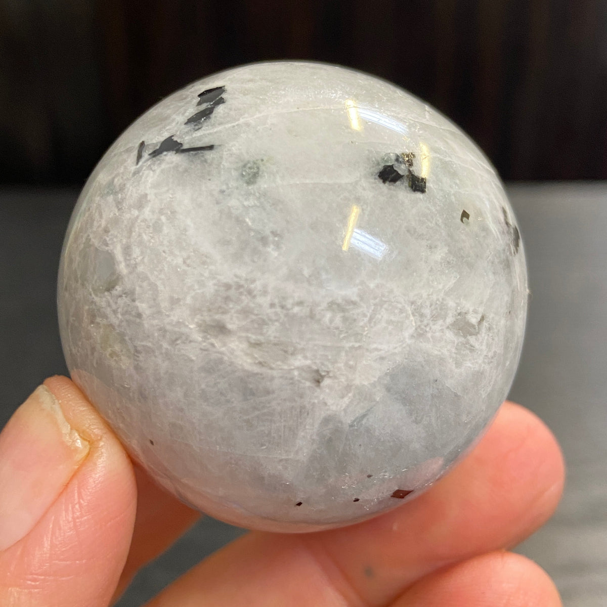 Rainbow Moonstone Sphere – Madagascar