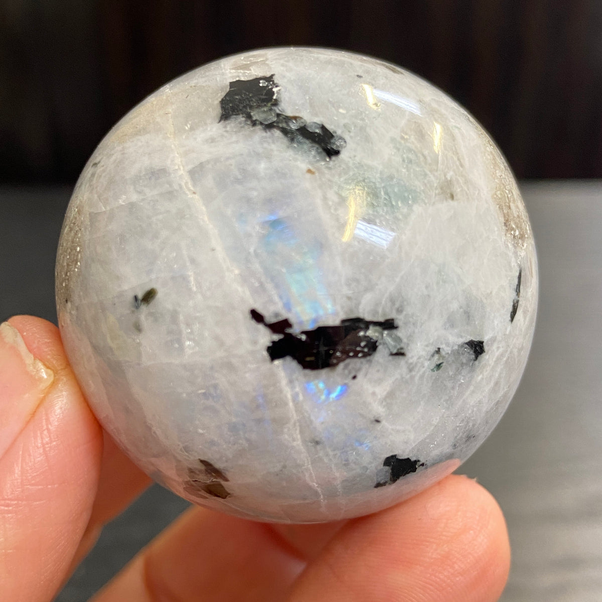 Rainbow Moonstone Sphere – Madagascar