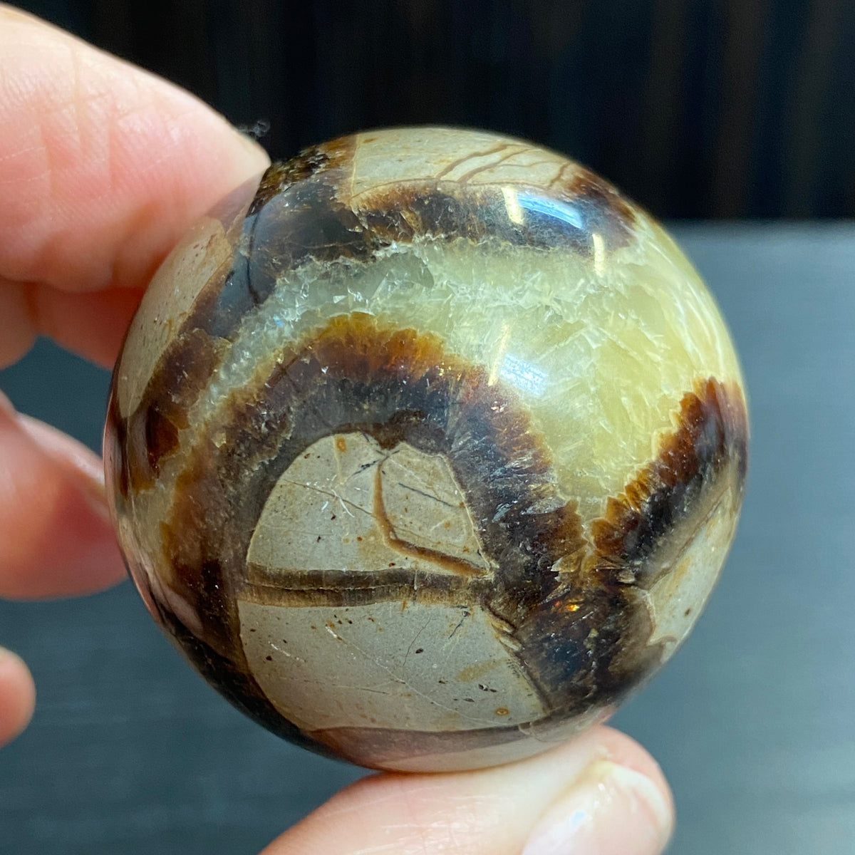 Septarian Sphere – Madagascar