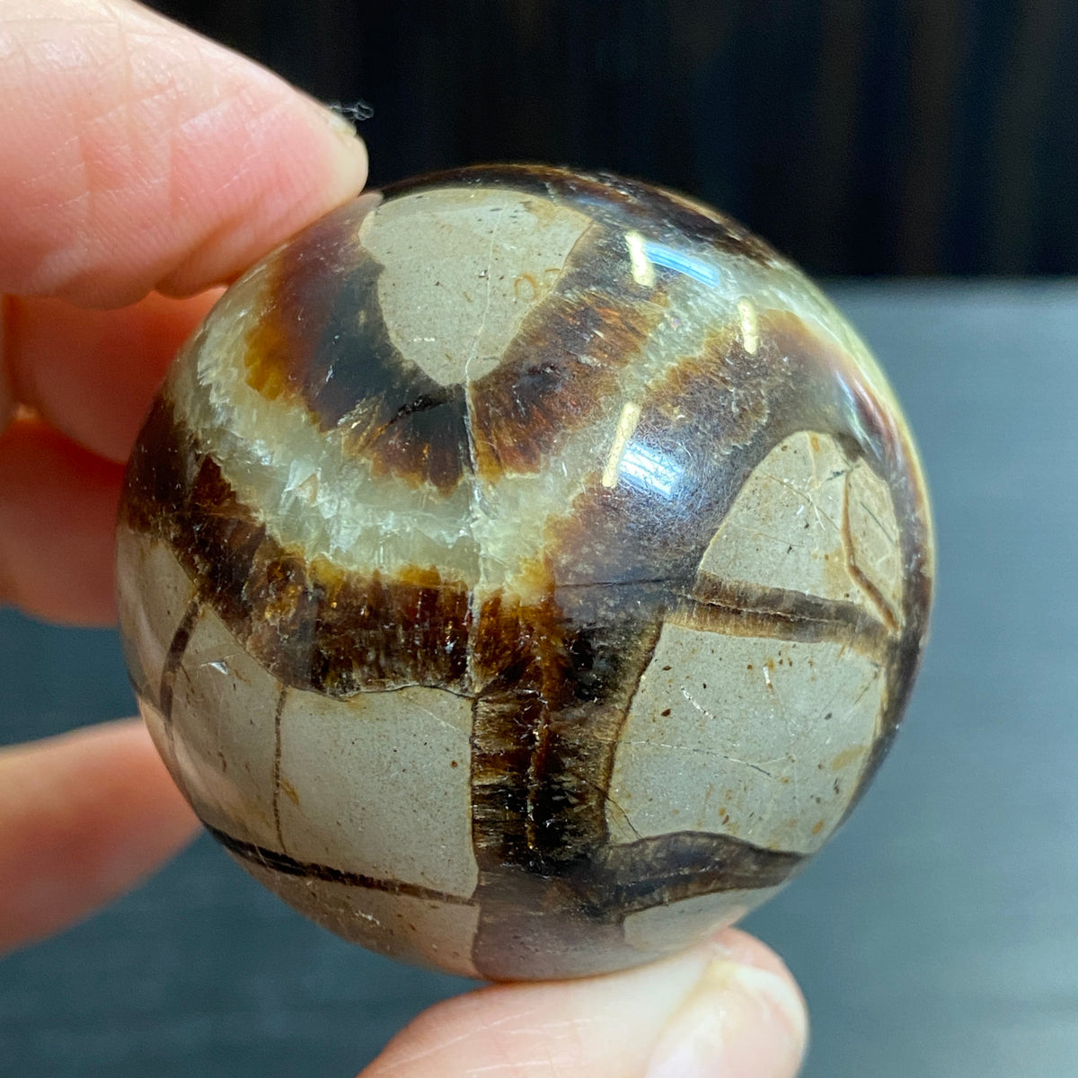 Septarian Sphere – Madagascar
