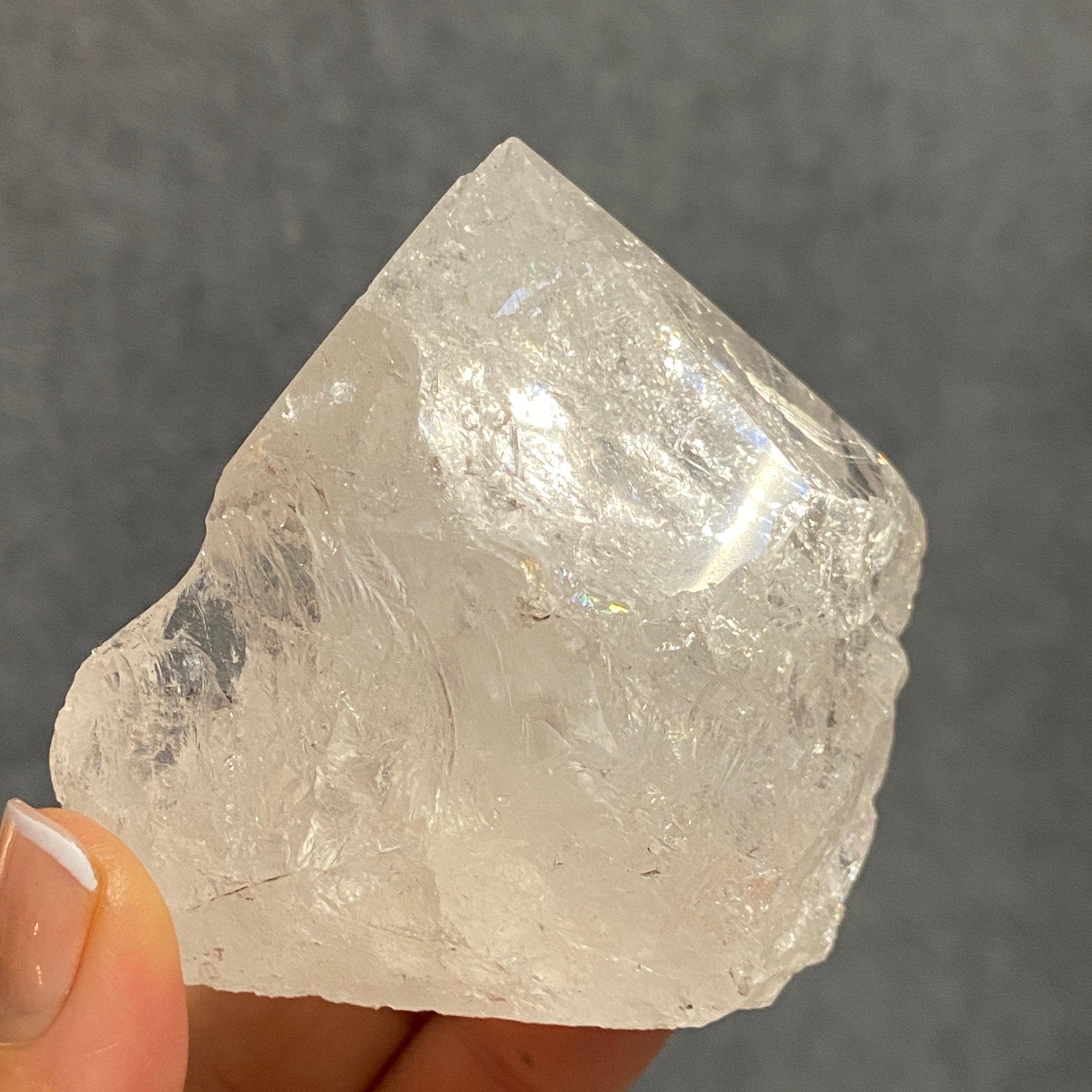 Rainbow Clear Quartz Tower – Brazil