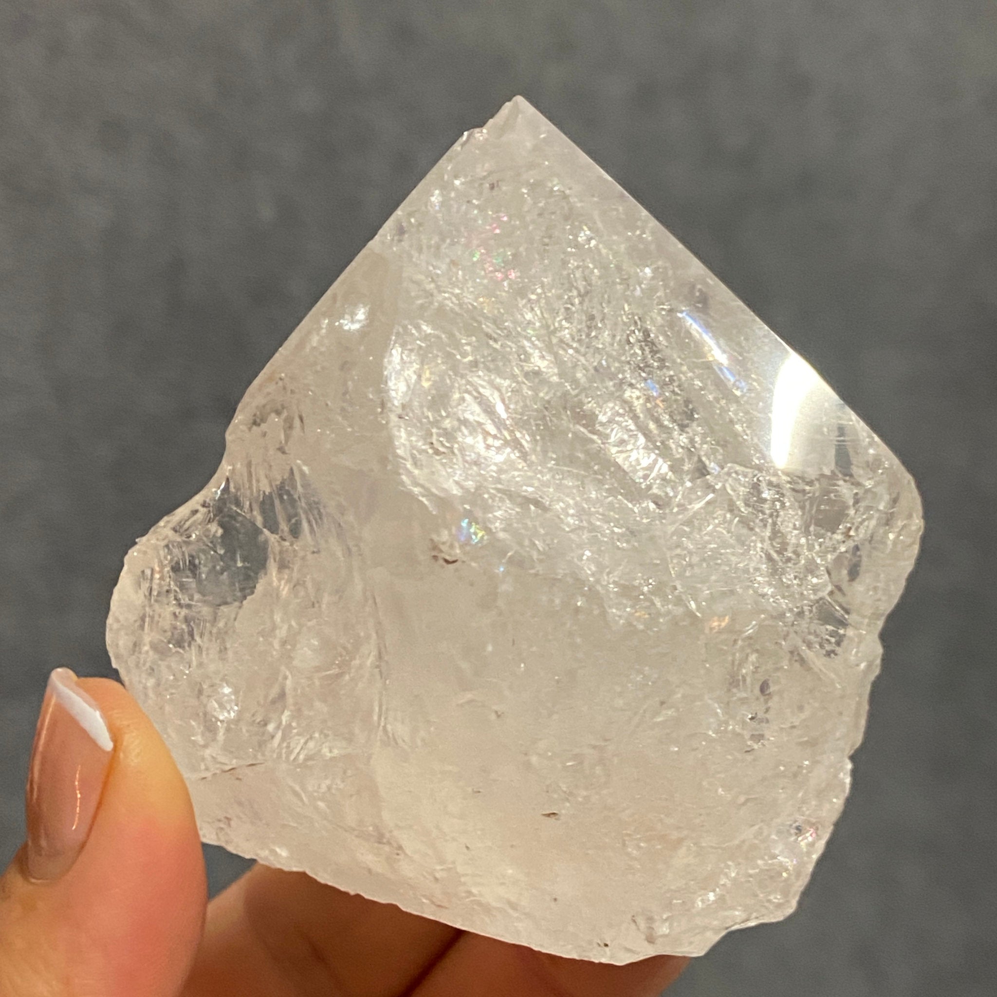 Rainbow Clear Quartz Tower – Brazil