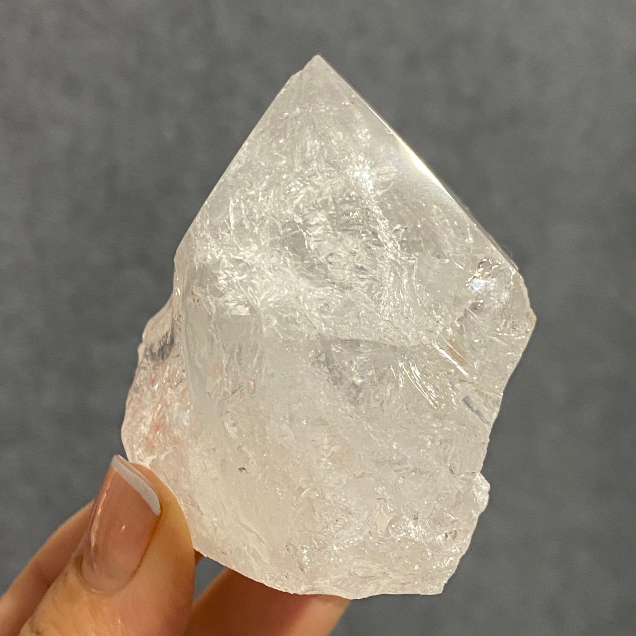 Rainbow Clear Quartz Tower – Brazil