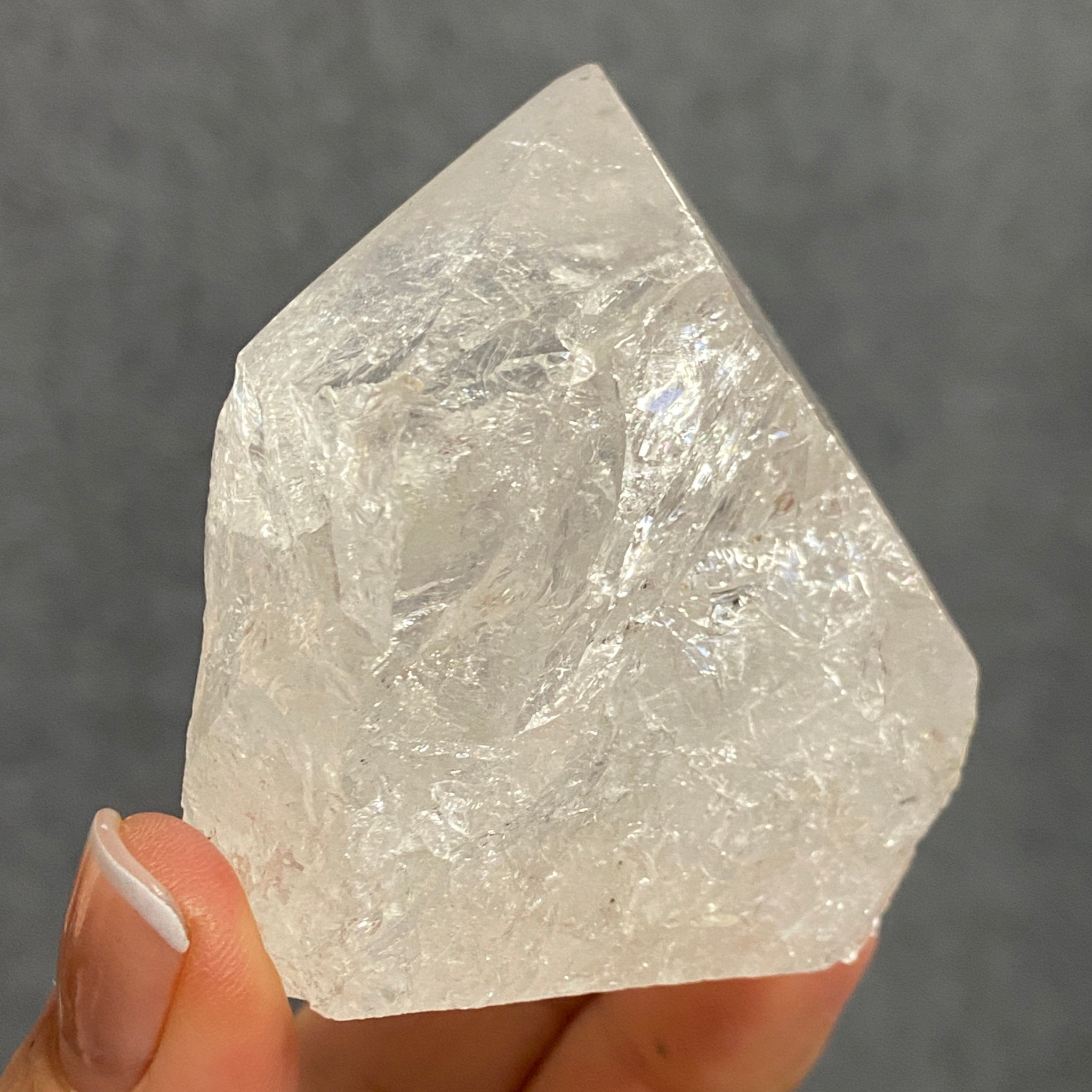 Rainbow Clear Quartz Tower – Brazil