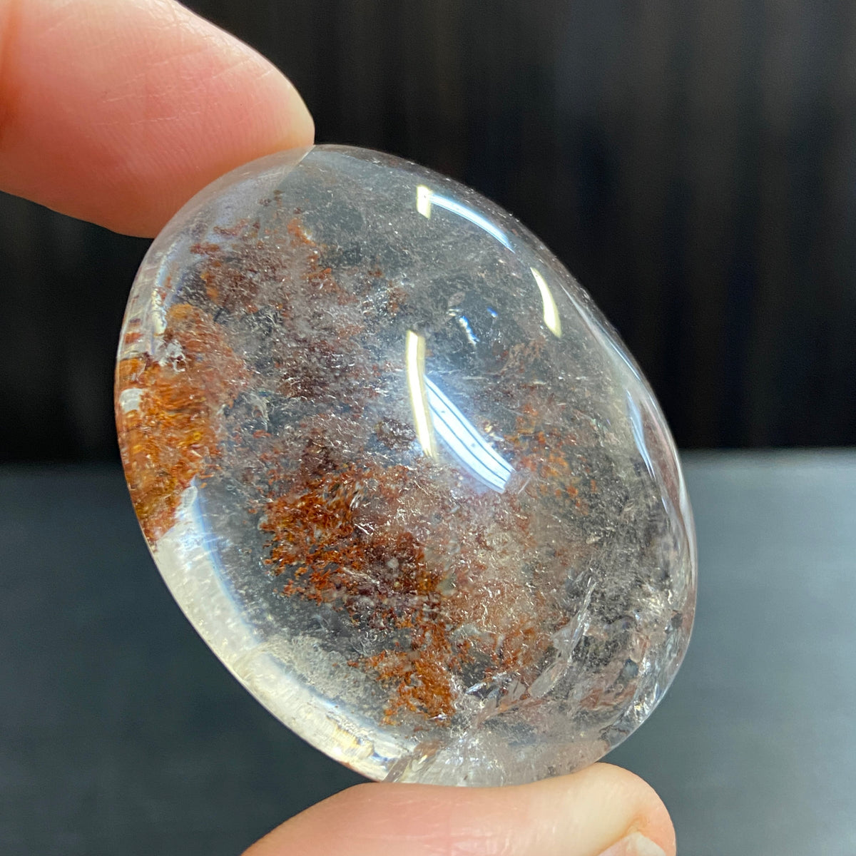 Shaman Quartz Palmstone – Brazil
