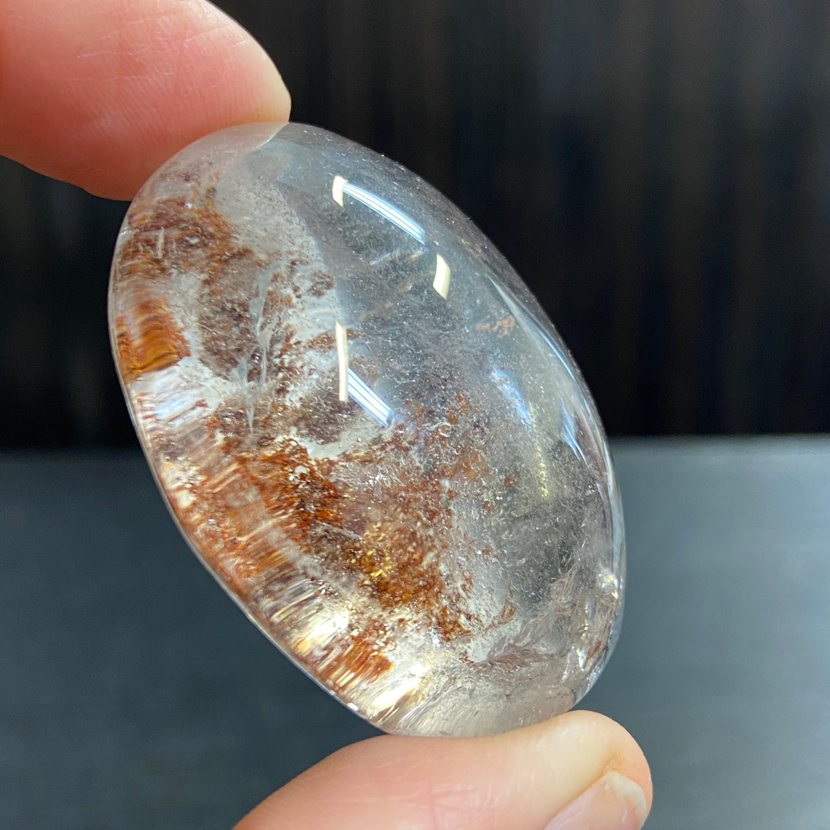 Shaman Quartz Palmstone – Brazil