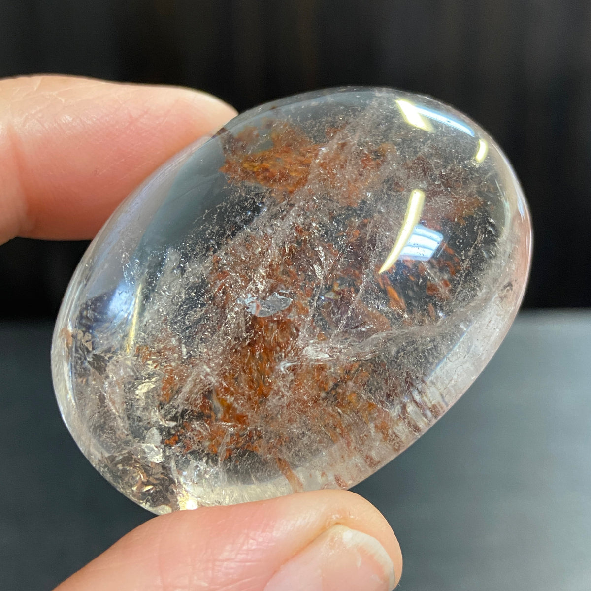 Shaman Quartz Palmstone – Brazil