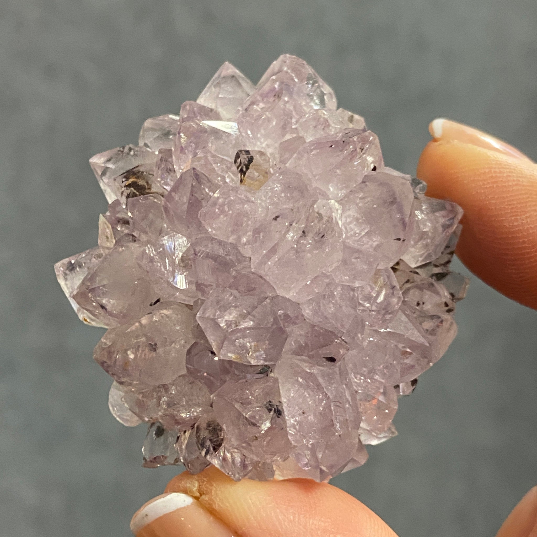 Amethyst Flower – Stalactite Slice