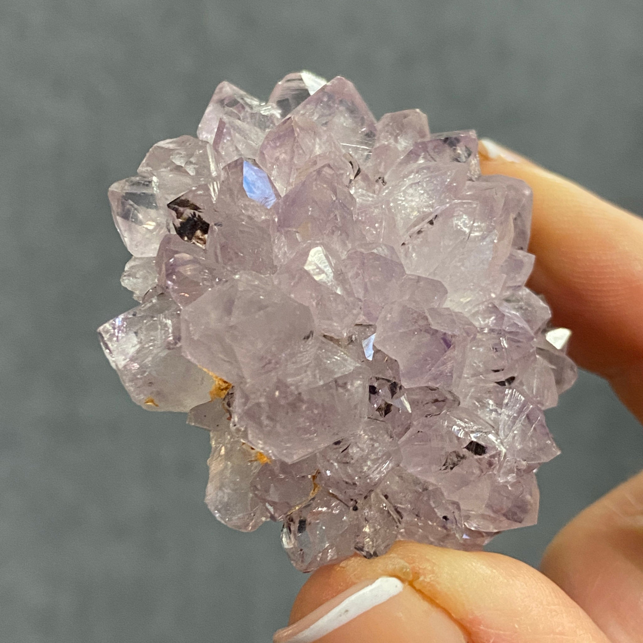 Amethyst Flower – Stalactite Slice
