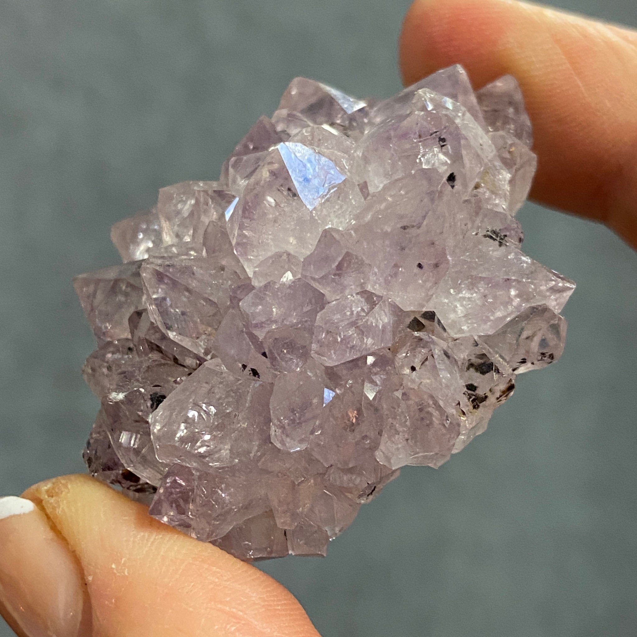 Amethyst Flower – Stalactite Slice