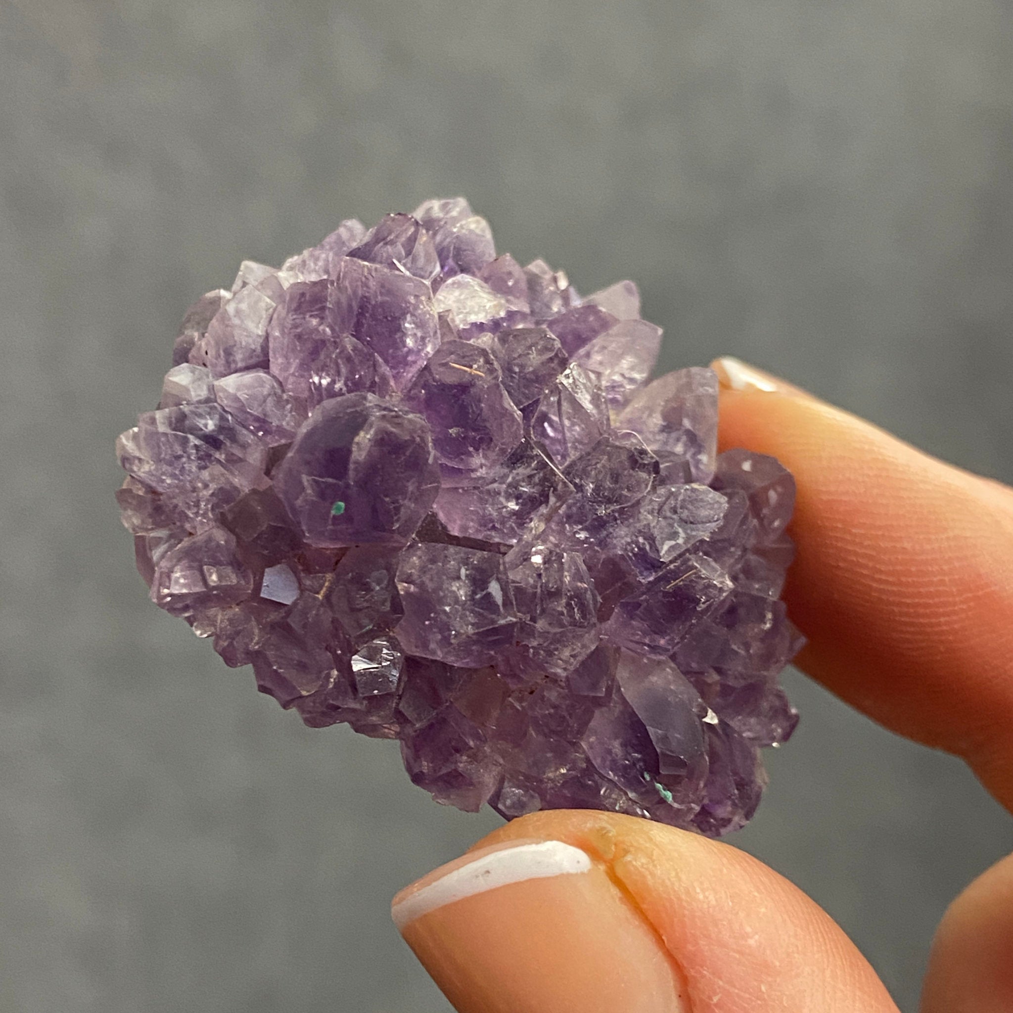Amethyst Flower – Stalactite Slice
