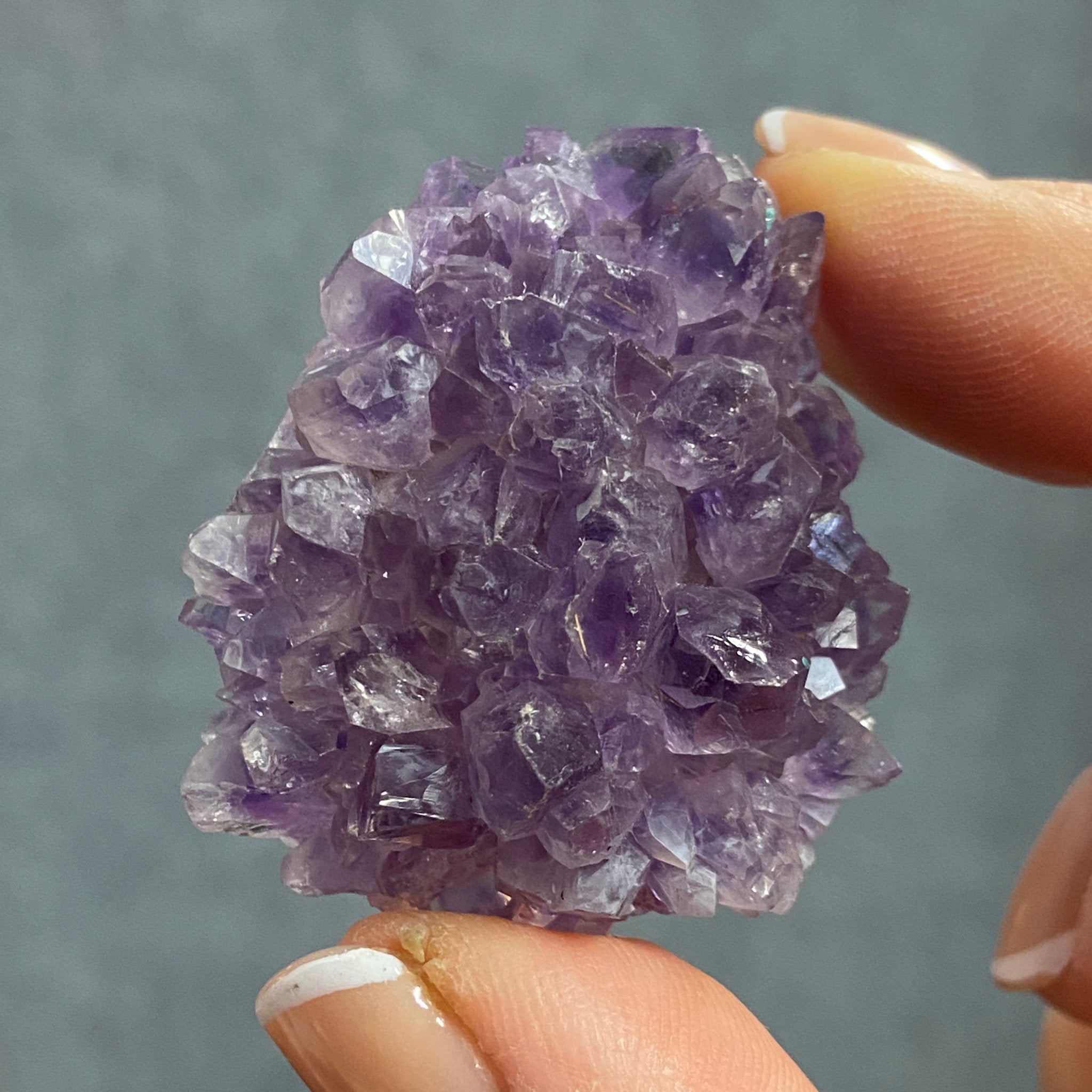 Amethyst Flower – Stalactite Slice