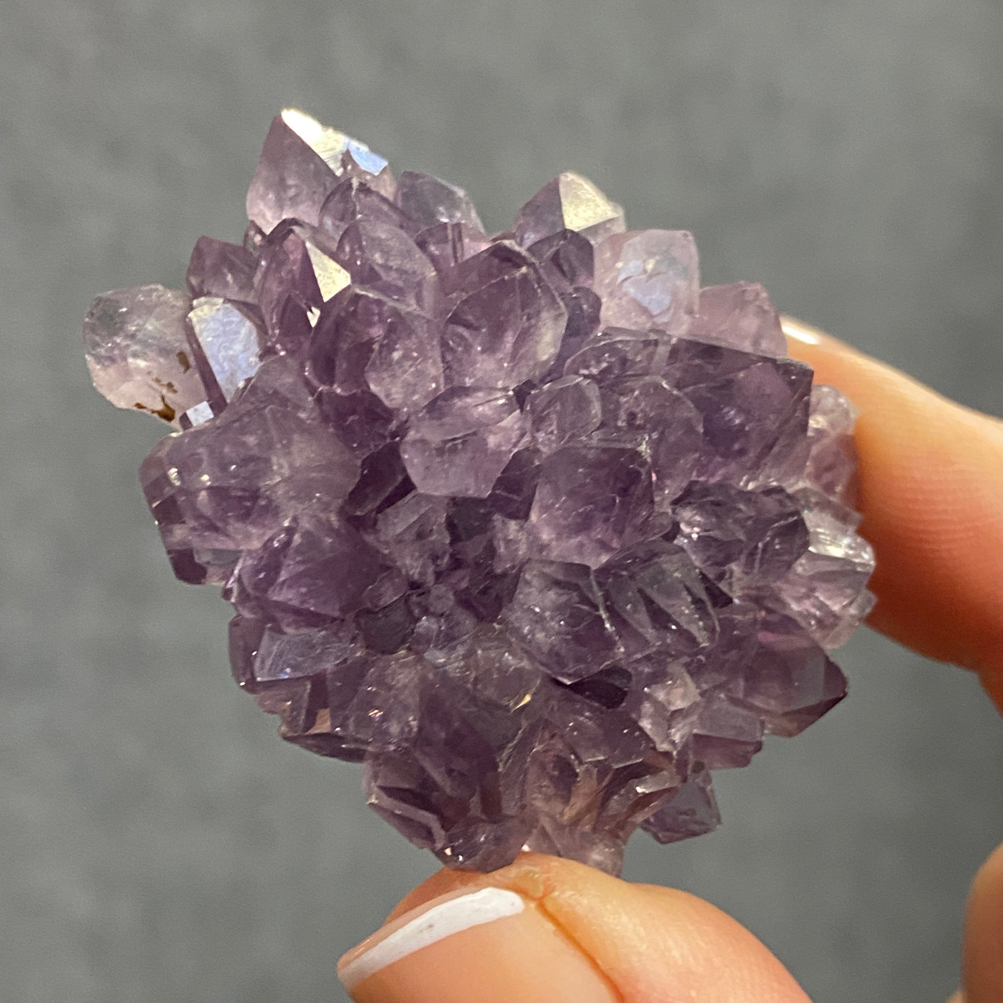 Amethyst Flower – Stalactite Slice