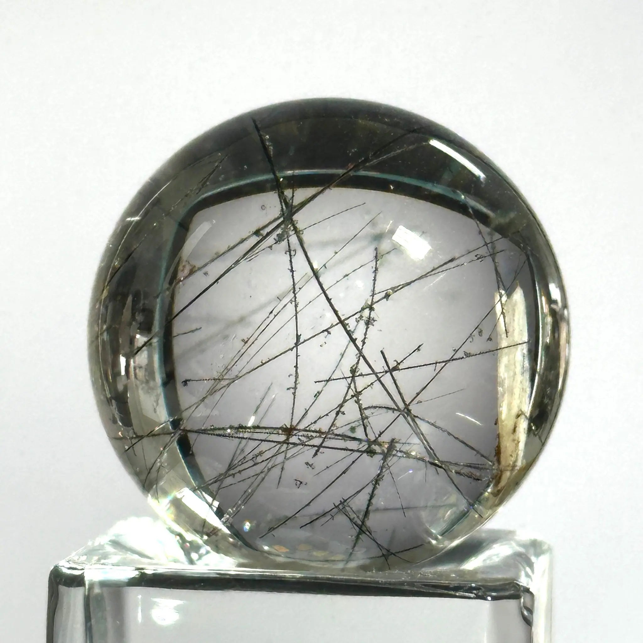 Rutilated Quartz Sphere Castle Rocks Cornwall