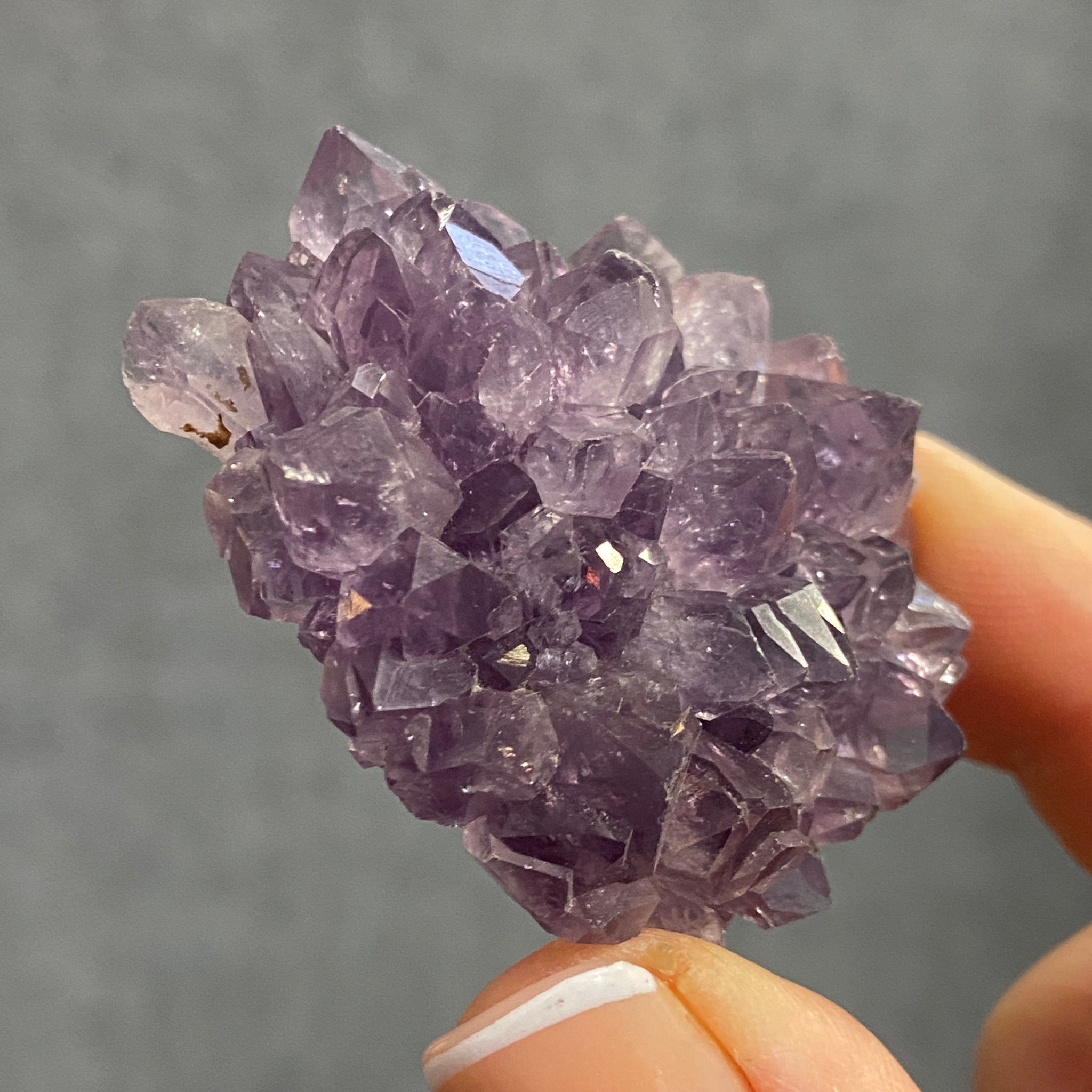 Amethyst Flower – Stalactite Slice