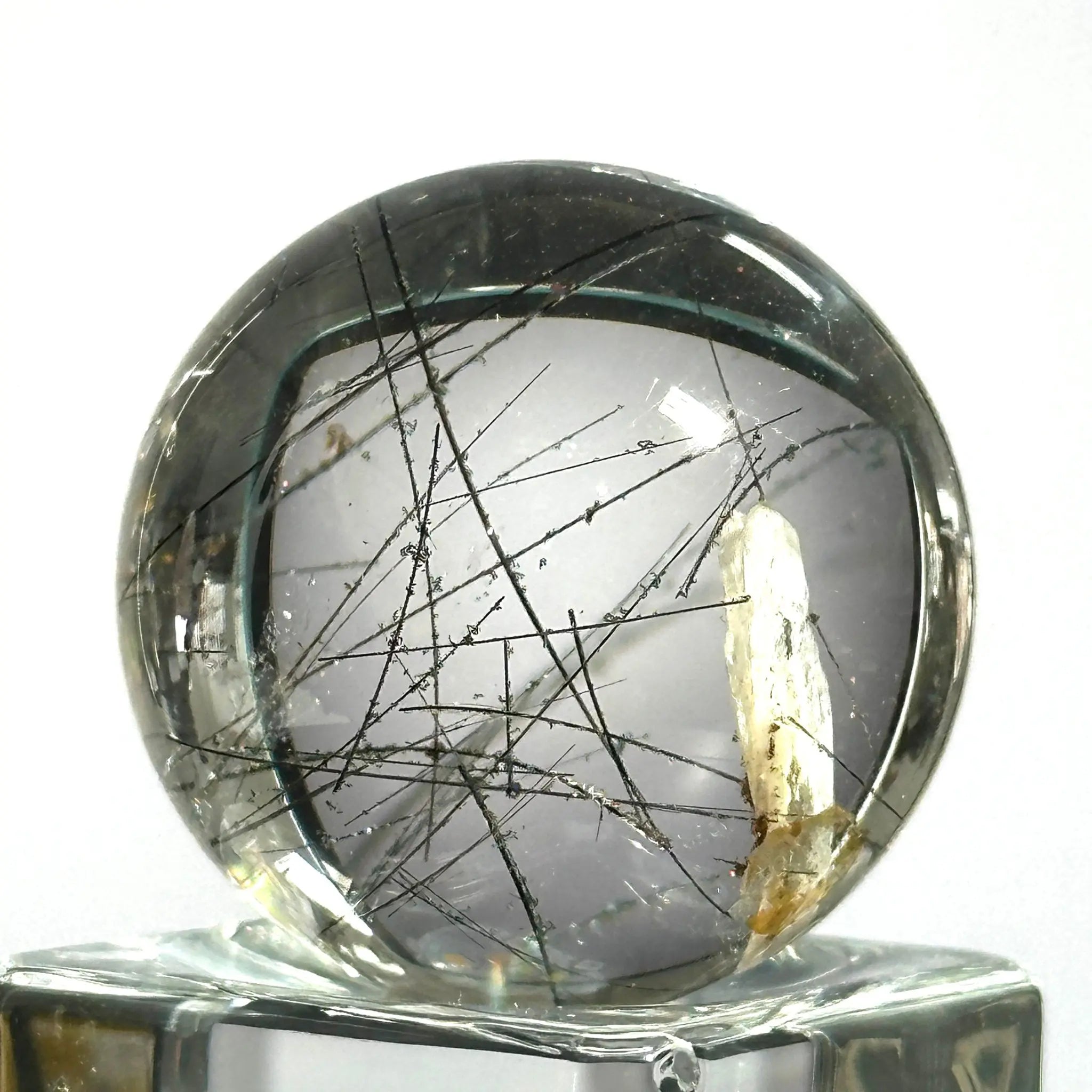 Rutilated Quartz Sphere Castle Rocks Cornwall