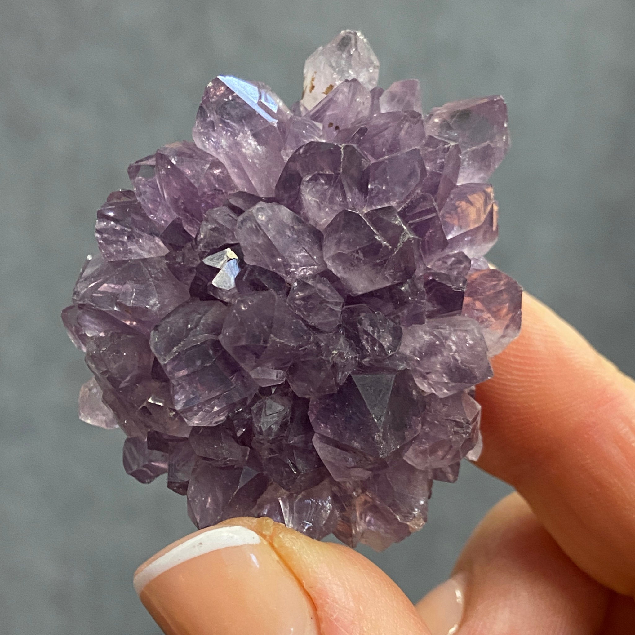 Amethyst Flower – Stalactite Slice