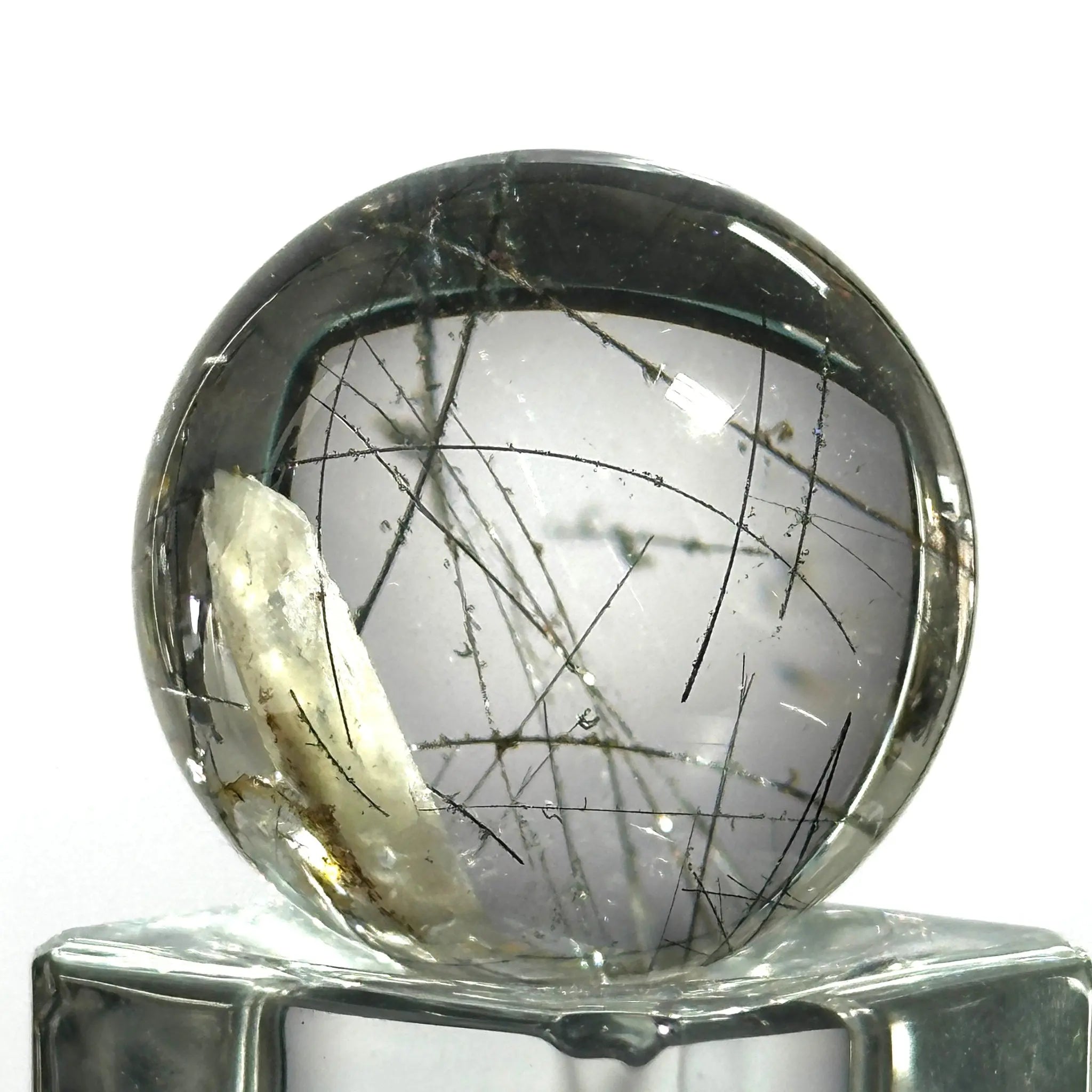 Rutilated Quartz Sphere Castle Rocks Cornwall