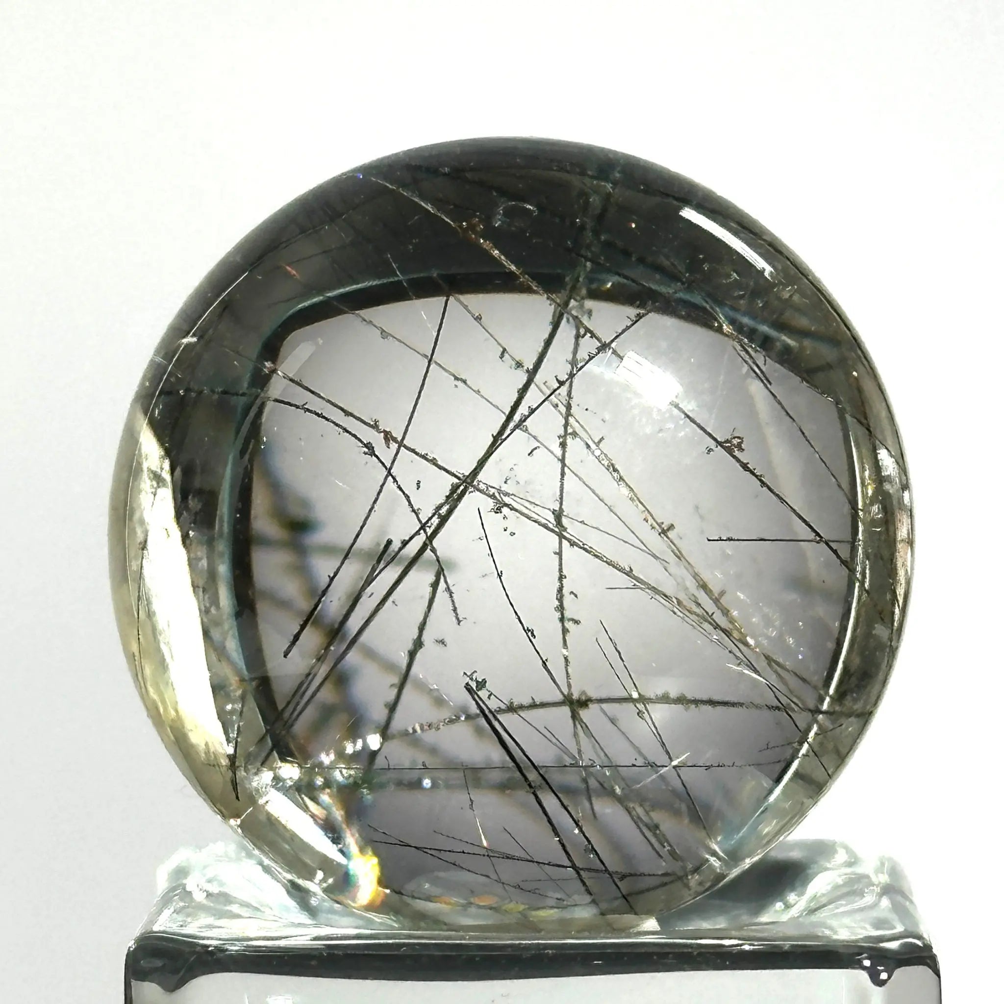 Rutilated Quartz Sphere Castle Rocks Cornwall