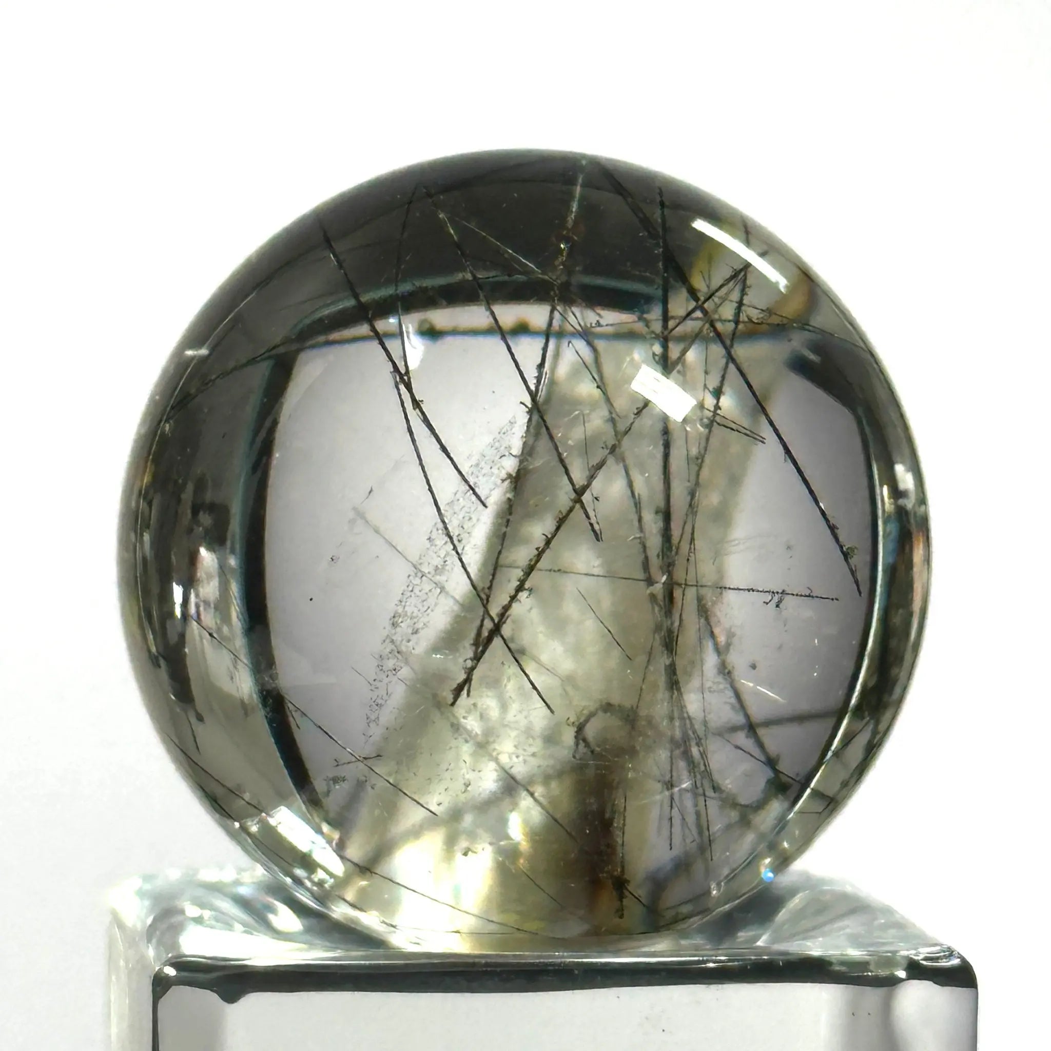 Rutilated Quartz Sphere Castle Rocks Cornwall