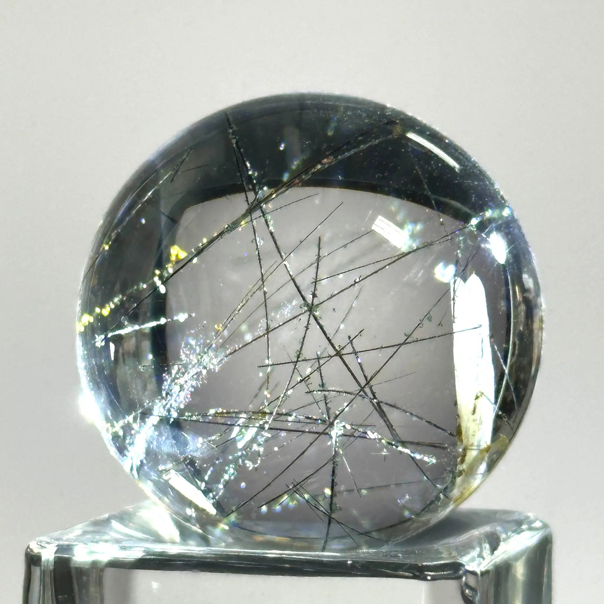 Rutilated Quartz Sphere Castle Rocks Cornwall