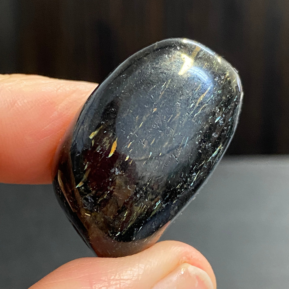 AAA Nuummite Tumbled Stone - Greenland