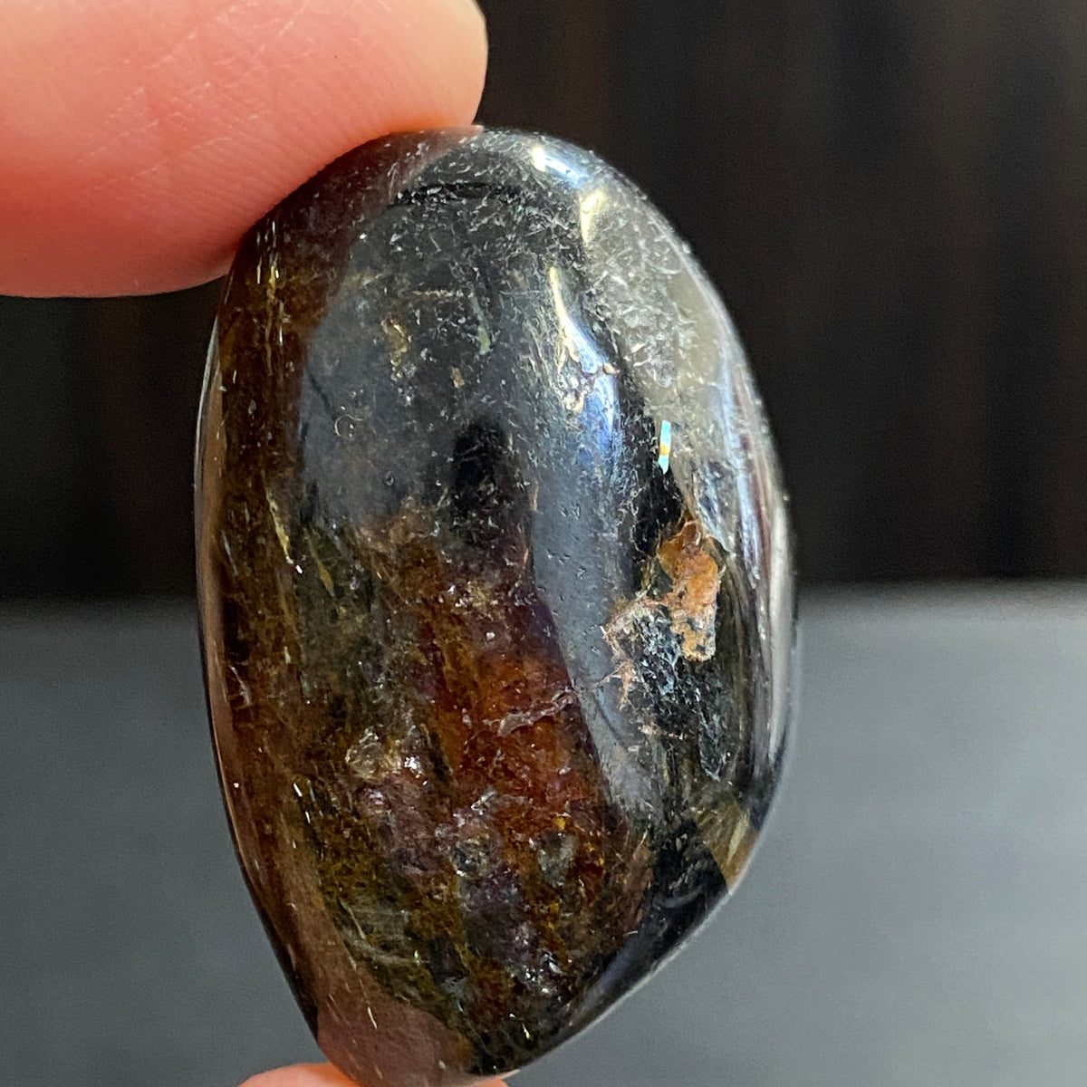 AAA Nuummite Tumbled Stone - Greenland