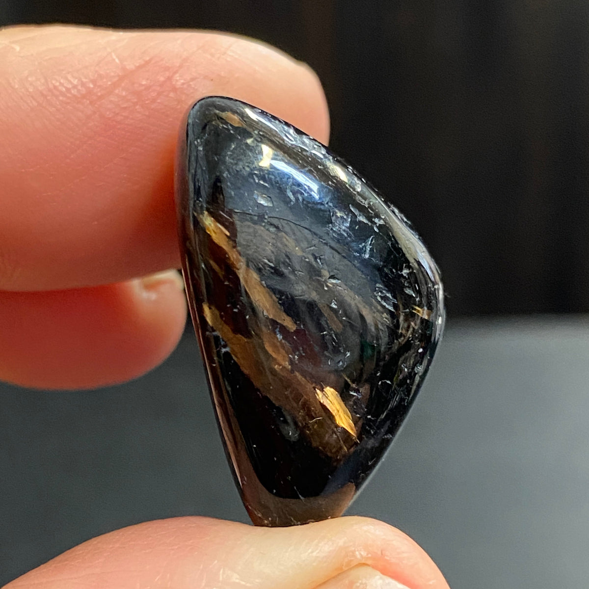 AAA Nuummite Tumbled Stone - Greenland