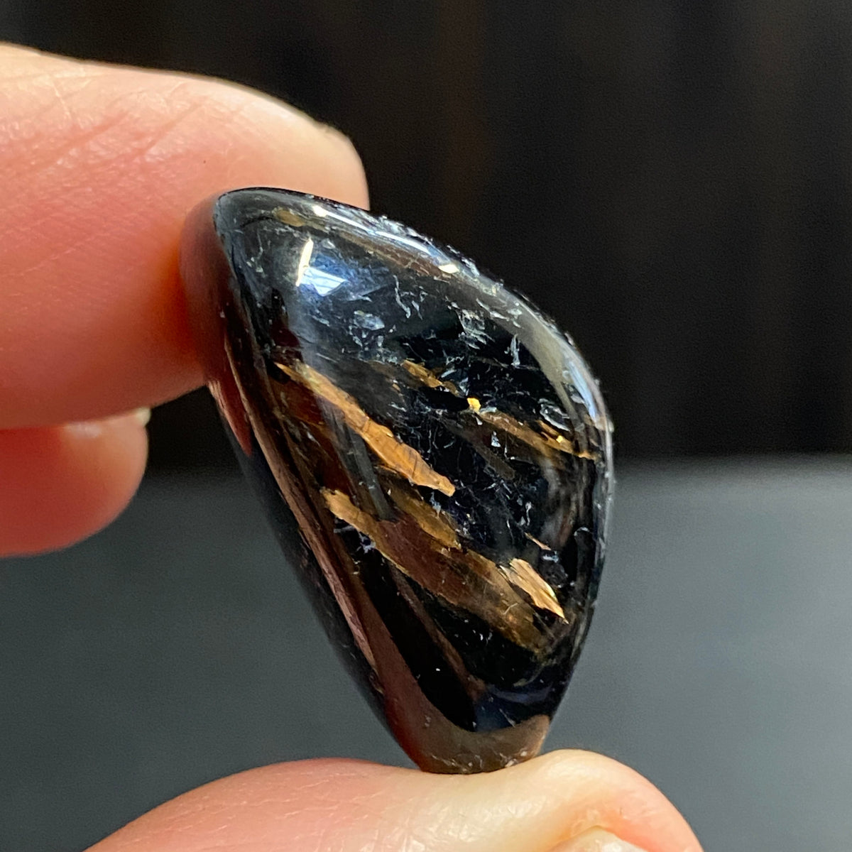 AAA Nuummite Tumbled Stone - Greenland