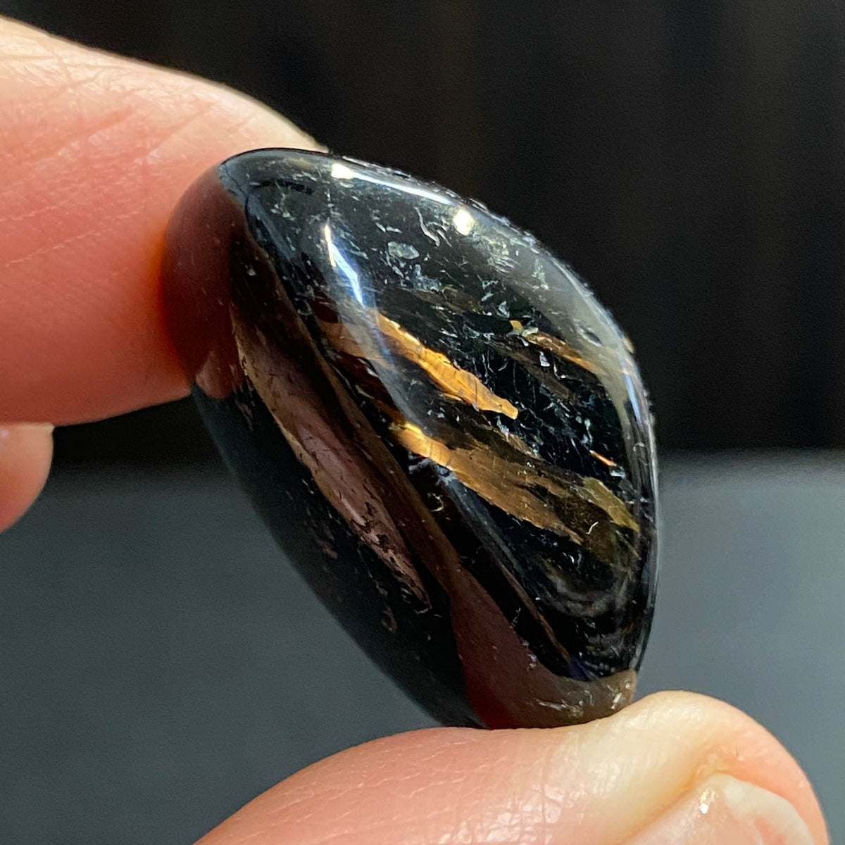 AAA Nuummite Tumbled Stone - Greenland