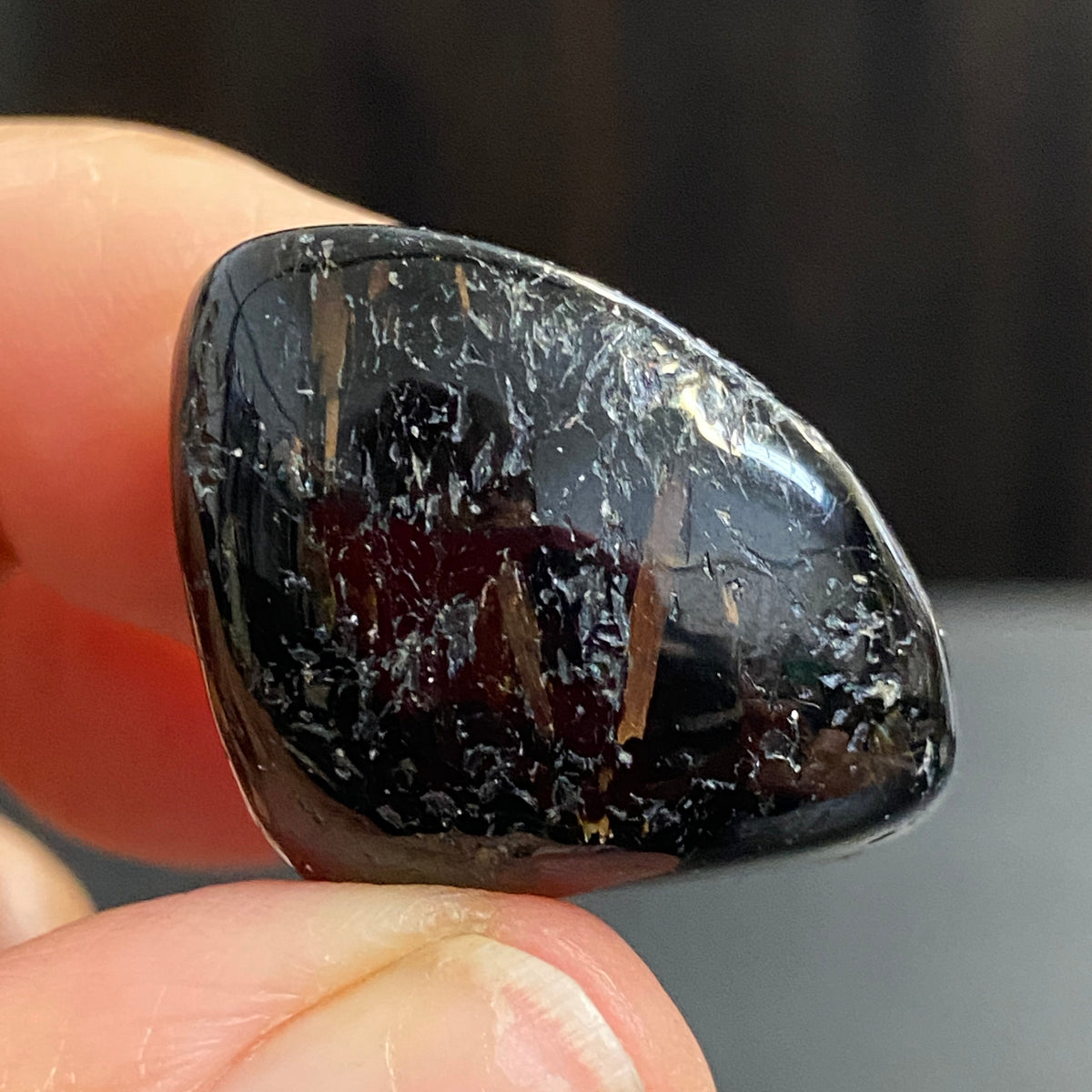 AAA Nuummite Tumbled Stone - Greenland