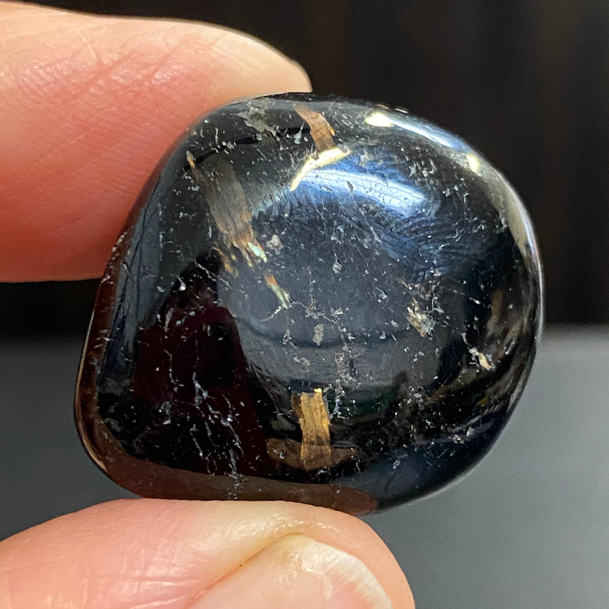 AAA Nuummite Tumbled Stone - Greenland