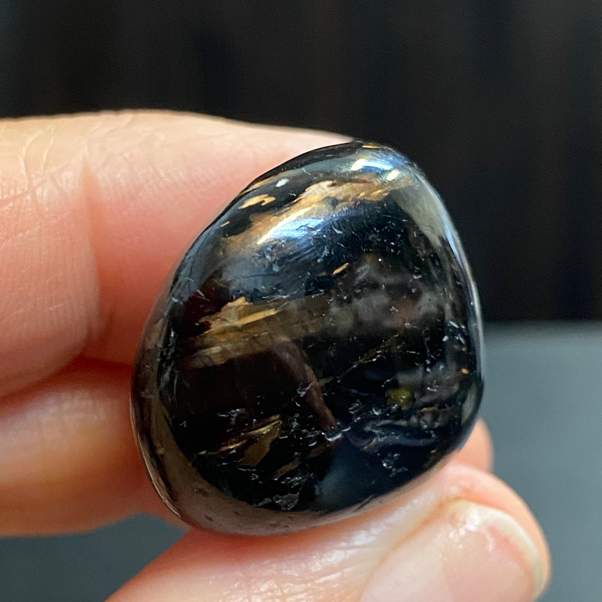 AAA Nuummite Tumbled Stone - Greenland