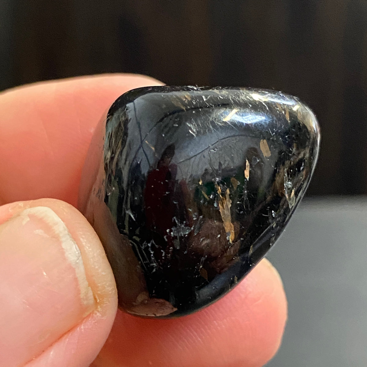 AAA Nuummite Tumbled Stone - Greenland