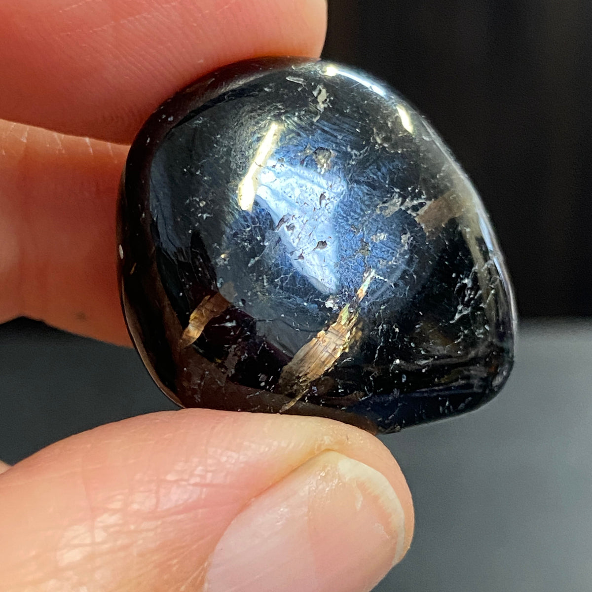 AAA Nuummite Tumbled Stone - Greenland