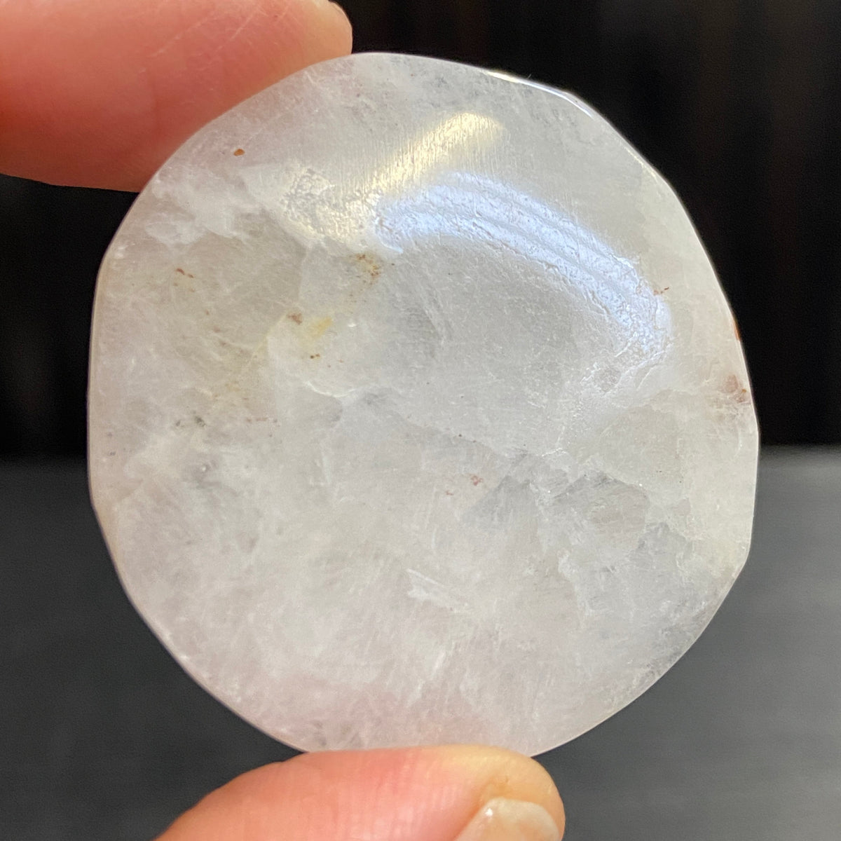 Cryolite Palmstone with Siderite Inclusions - Greenland