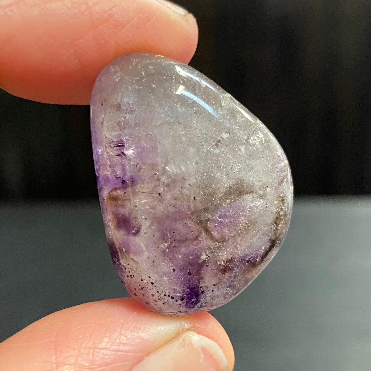 Brandberg Smoky Amethyst Tumbled Stone – Namibia