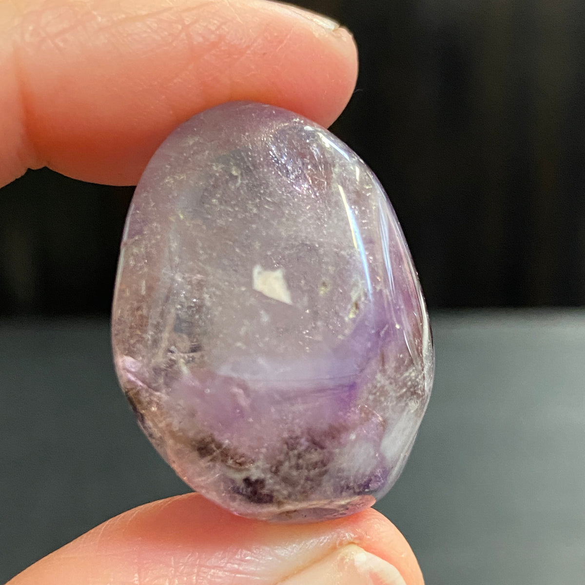 Brandberg Smoky Amethyst Tumbled Stone – Namibia