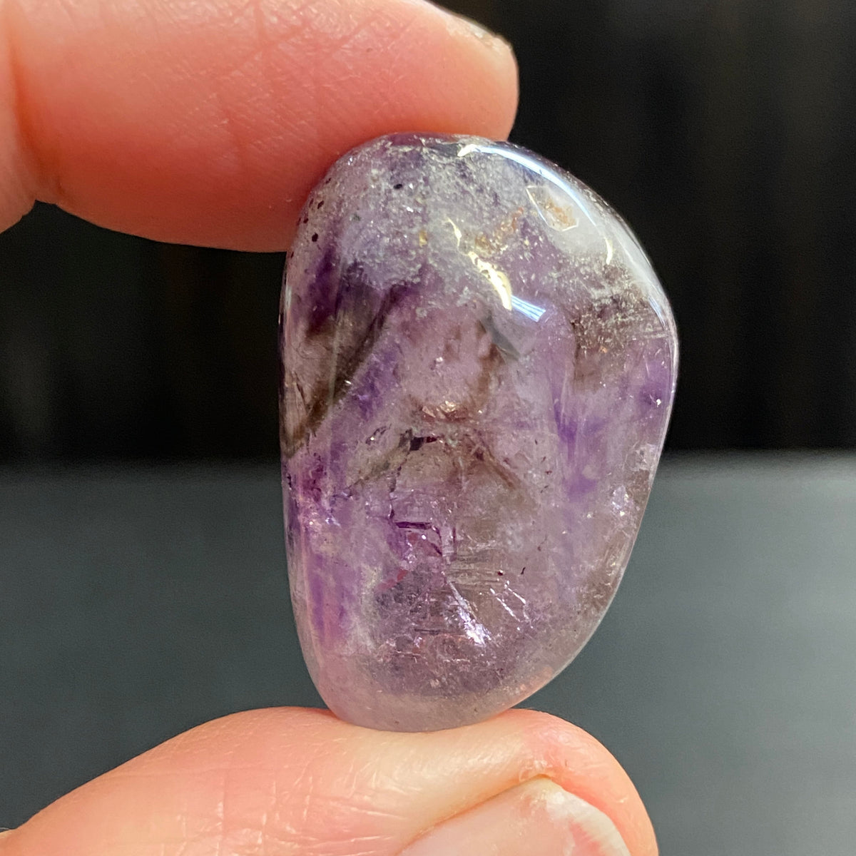 Brandberg Smoky Amethyst Tumbled Stone – Namibia