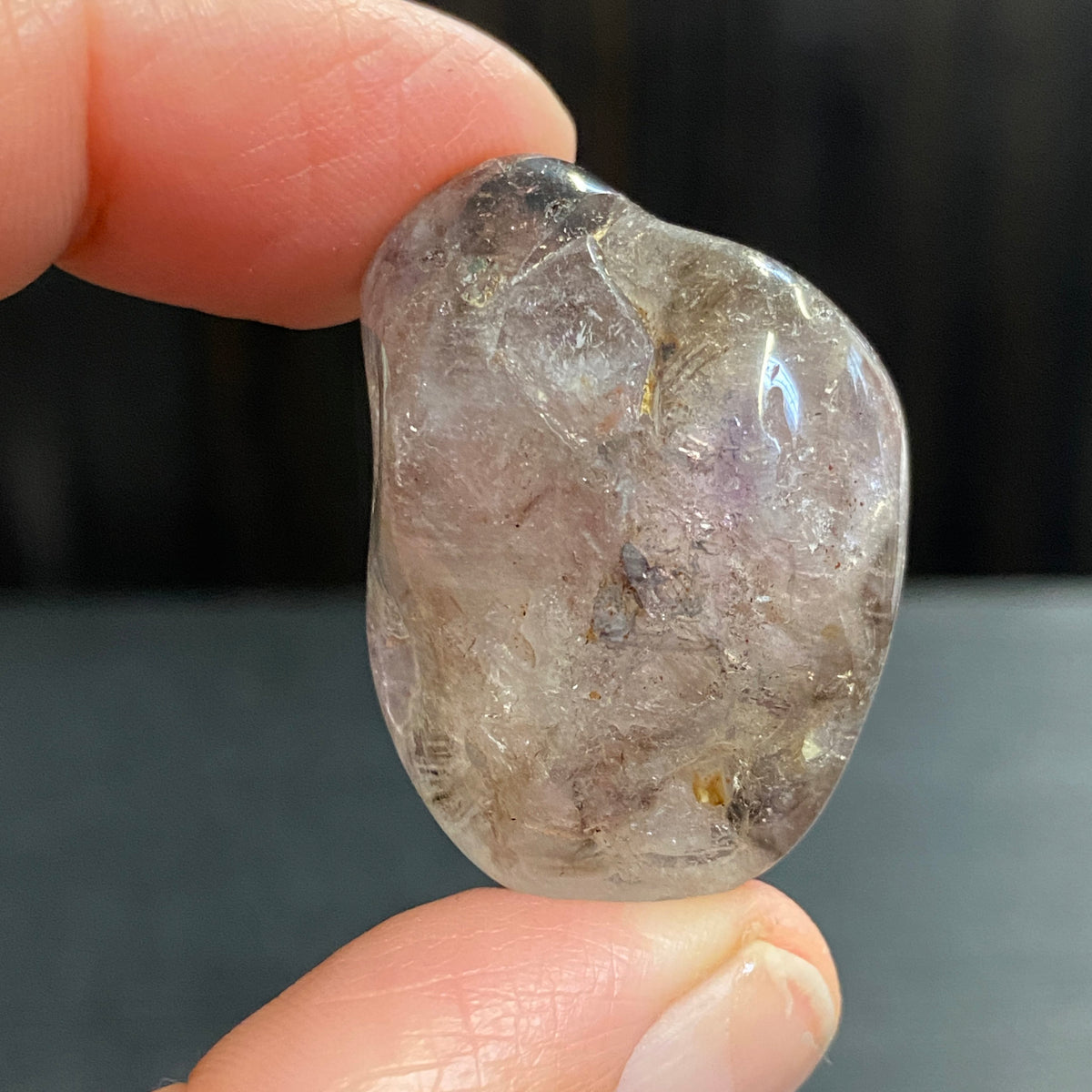 Brandberg Smoky Amethyst Tumbled Stone – Namibia