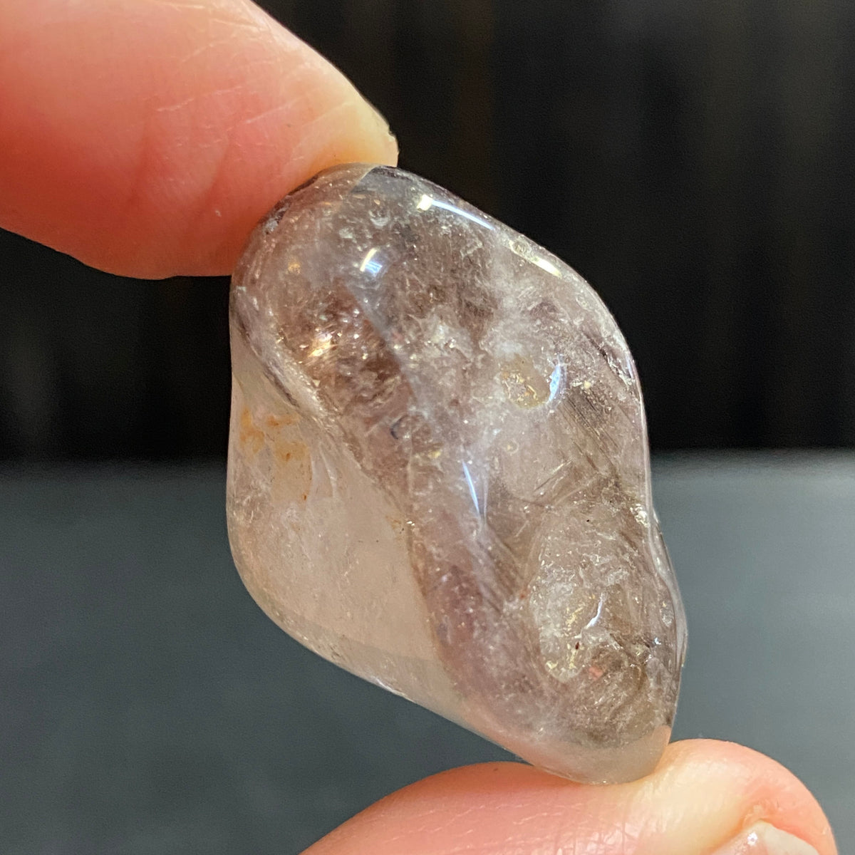 Brandberg Smoky Amethyst Tumbled Stone – Namibia